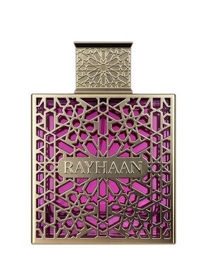 RAYHAAN Kiss Eau De Perfume Bottle - Gold Filigree with Magenta Glass